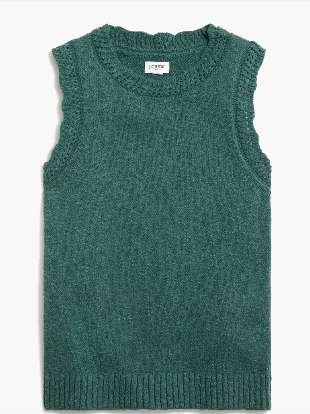J. Crew Factory Slub Sweater-Tank Grove NWT